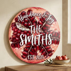 Custom Welcome Family Sign - 20 Textures Wall Decor