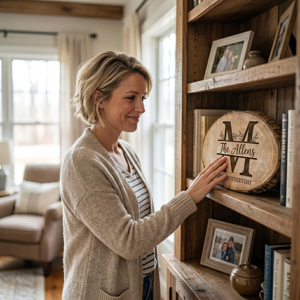 Personalized Mother's Day Wood Plaque - Family Names