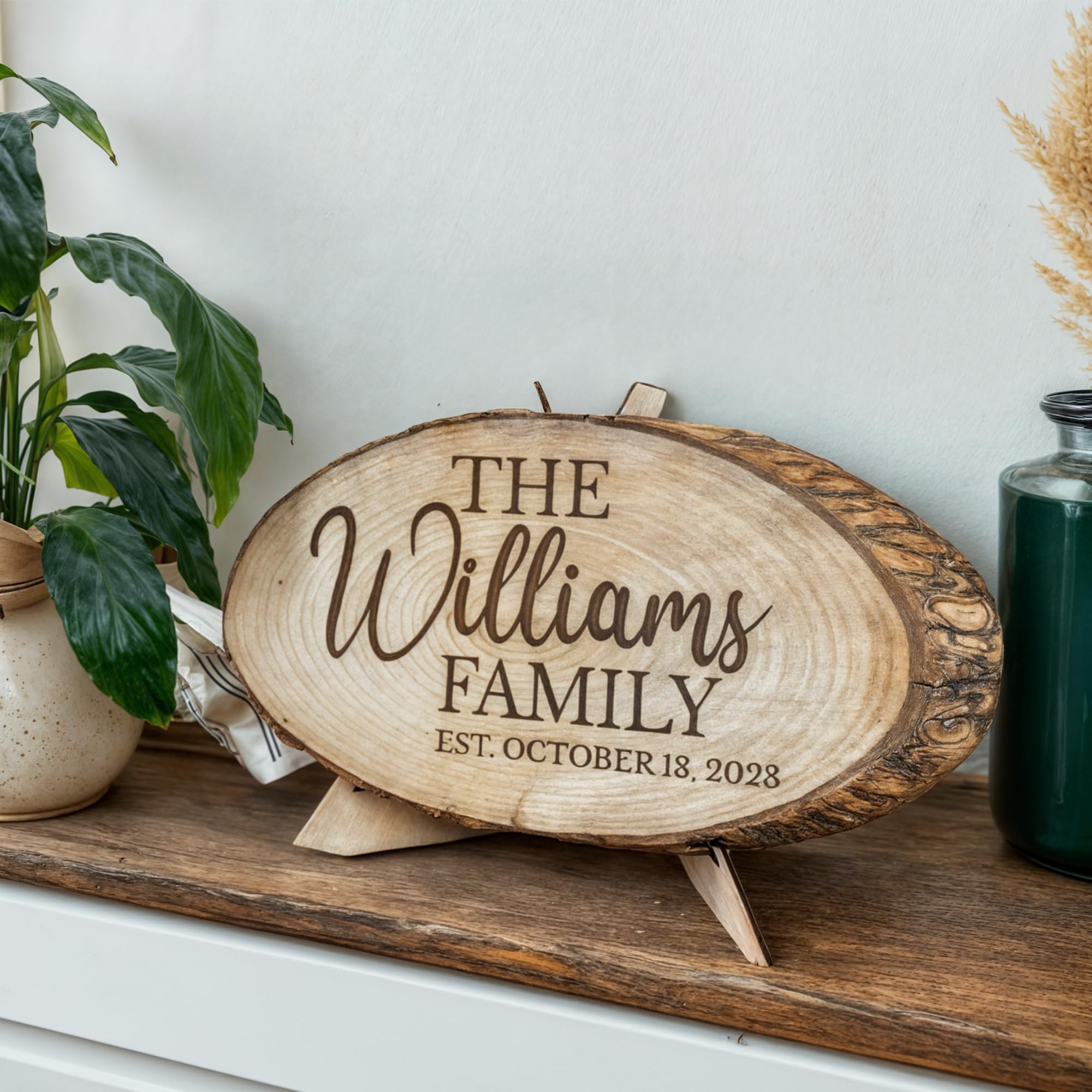 Personalized Mother's Day Wood Plaque - Family Names