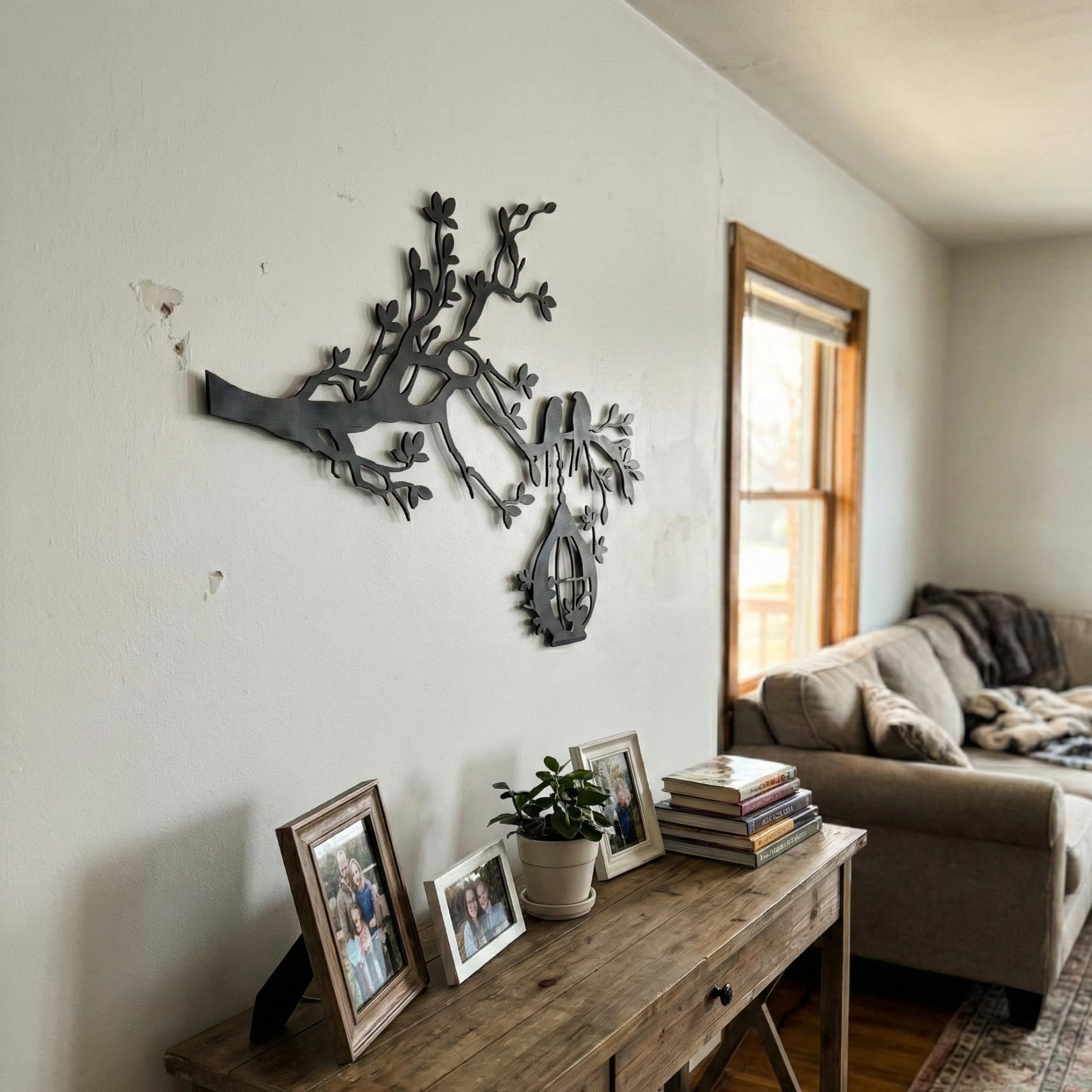 Nature Landscape Metal Wall Art - Mountain & Tree Decor | Aydan's Unique Finds