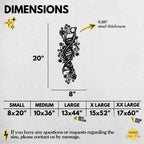 Modern Abstract Metal Wall Art - Minimalist Line Decor | Aydan's Unique Finds