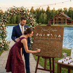 Personalized Wedding Guestbook Sign - Wooden Keepsake
