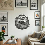 Fantasy Metal Wall Art - Dragon & Mythology Silhouette