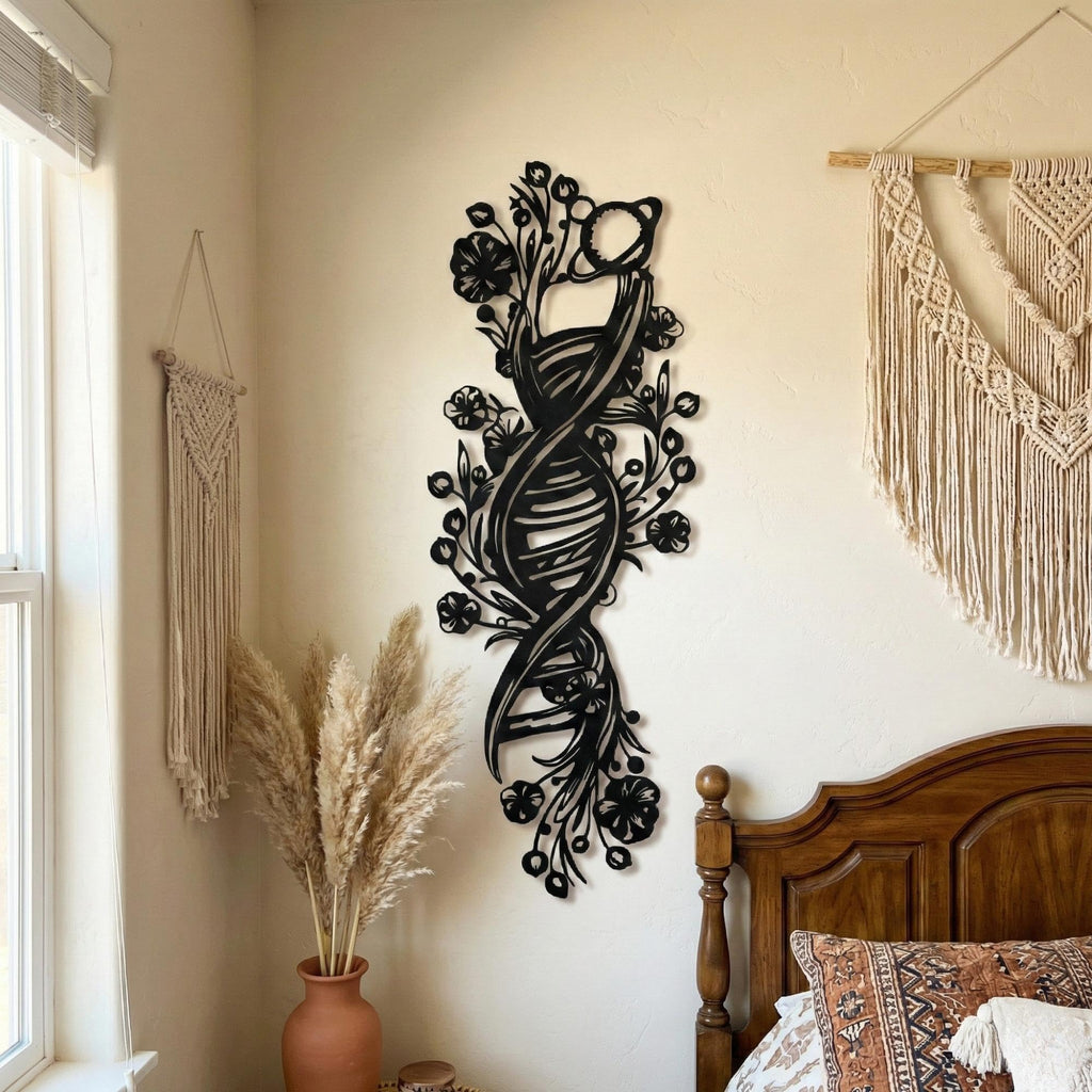 Modern Abstract Metal Wall Art - Minimalist Line Decor | Aydan's Unique Finds