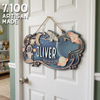 Custom Safari Nursery Sign - Jungle Animals Wood Decor | Aydan's Unique Finds