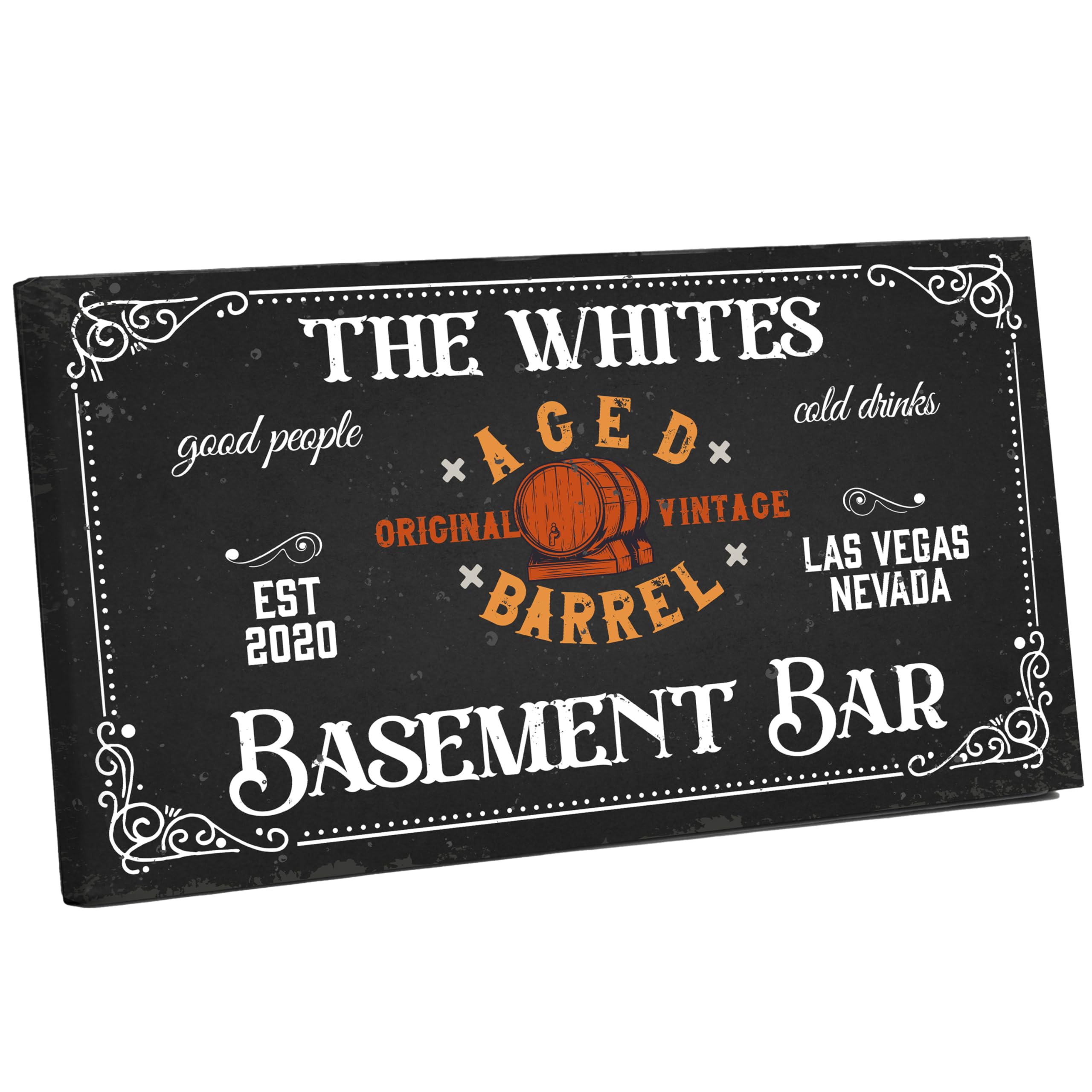 Custom Canvas Wall Art - Bar, Cabin & Nursery Sign | Aydan's Unique Finds