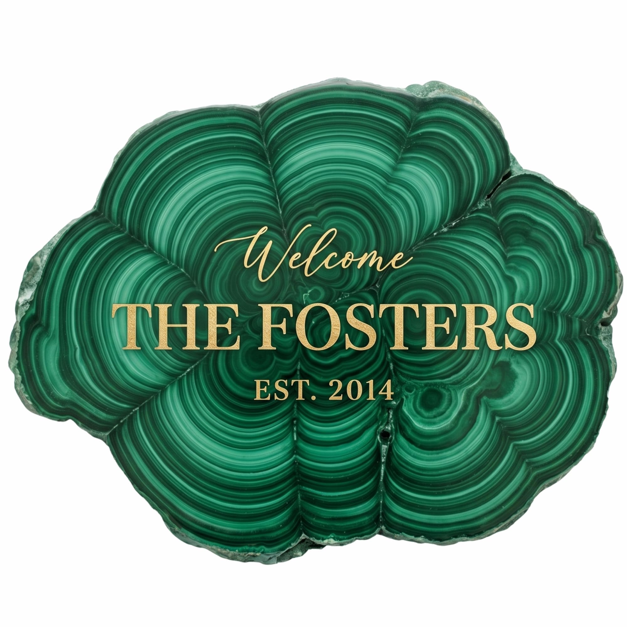 Custom Welcome Family Sign - 20 Textures Wall Decor