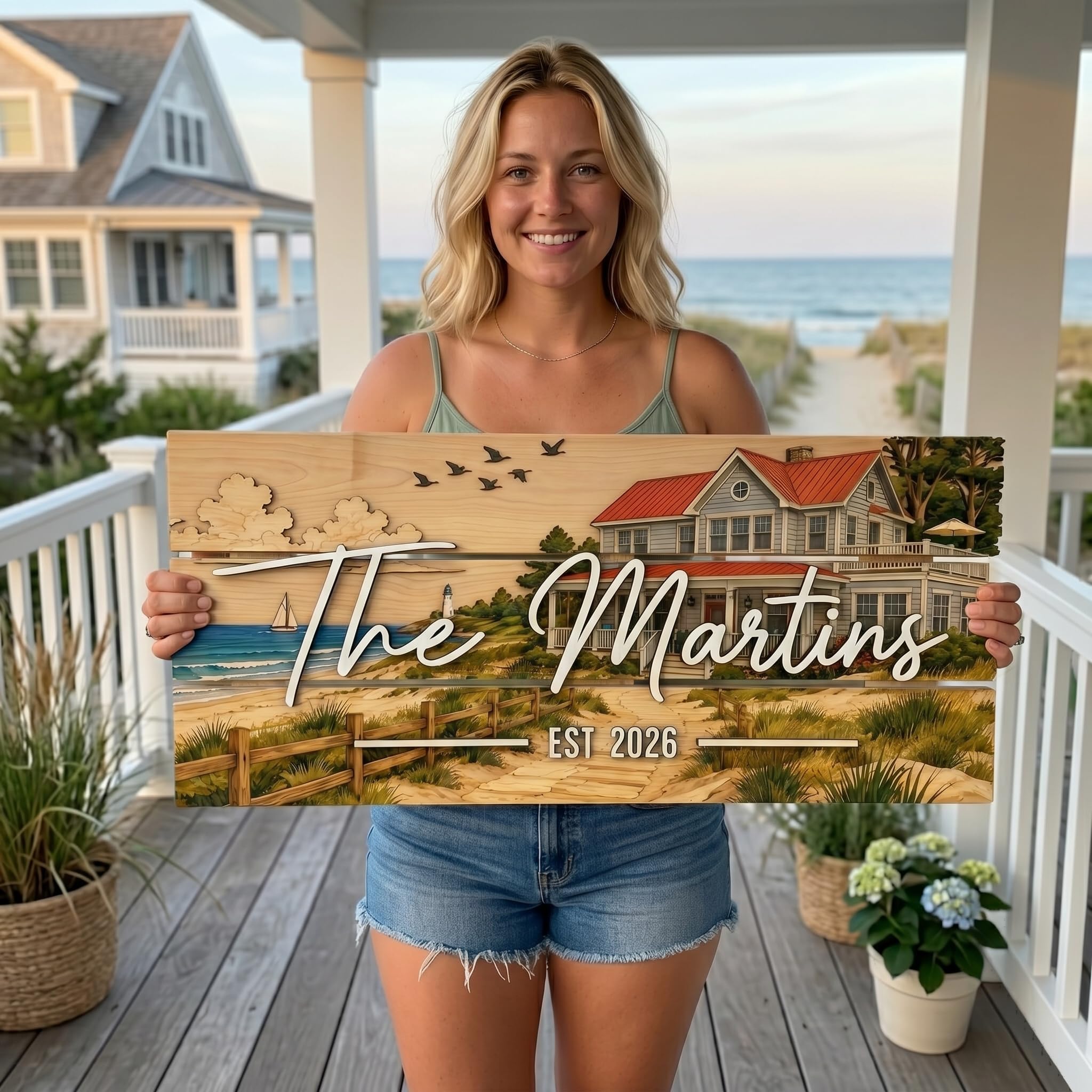 Custom Colorful Themed Pallet Family Name Sign | Aydan's Unique Finds