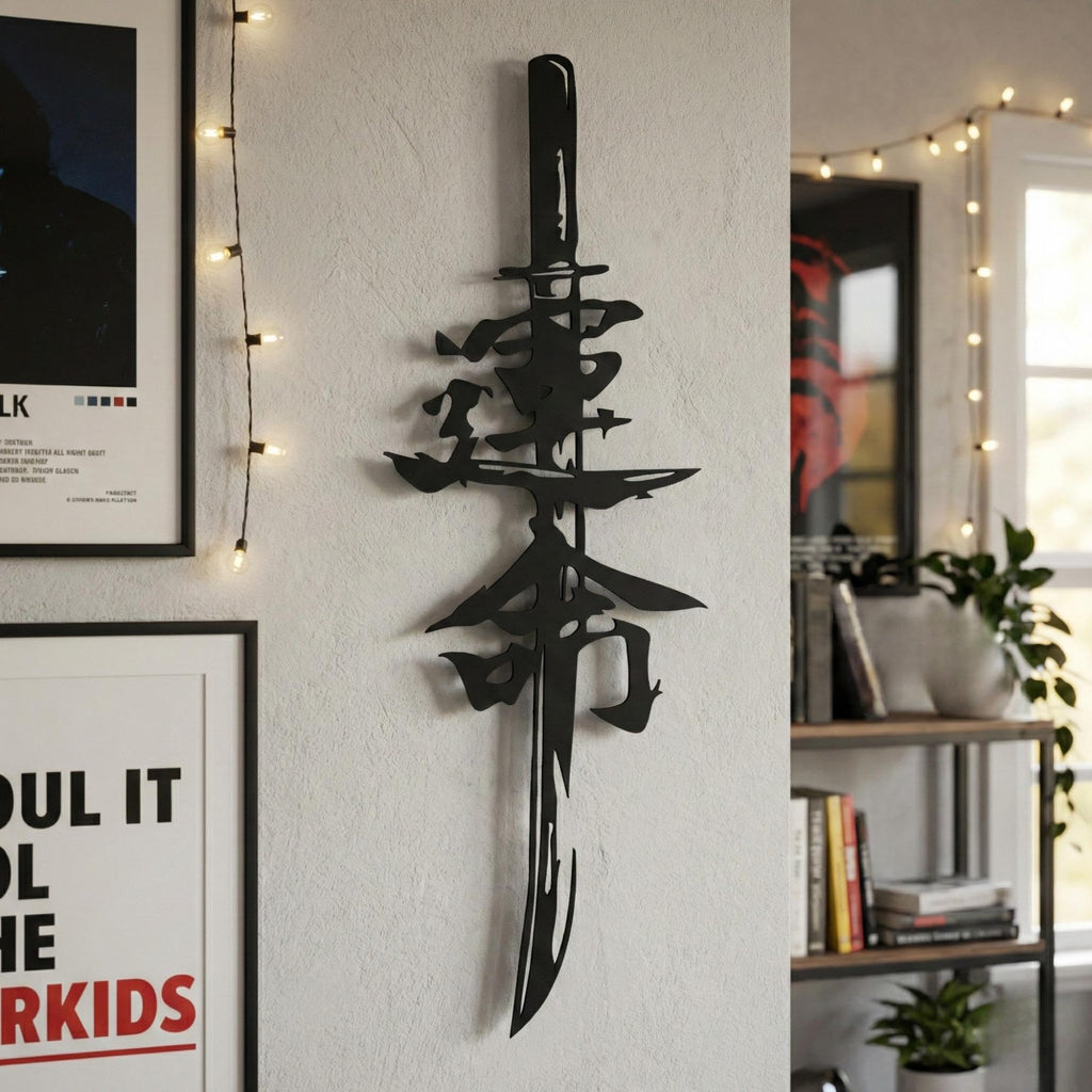 Fantasy Metal Wall Art - Dragon & Mythology Silhouette | Aydan's Unique Finds