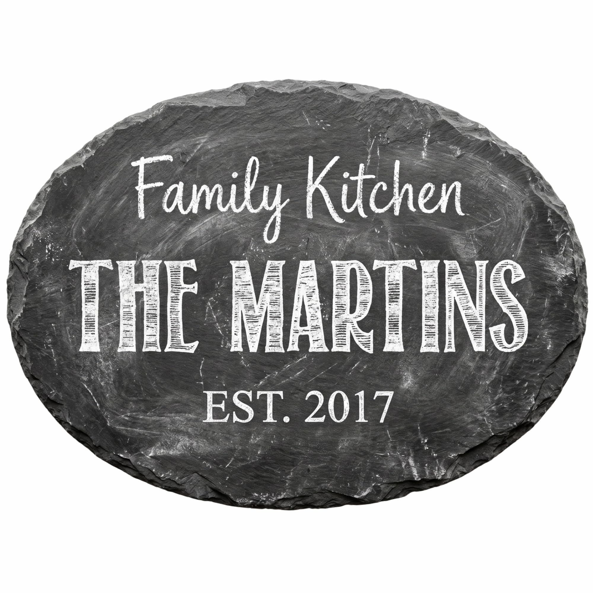 Custom Welcome Family Sign - 20 Textures Wall Decor
