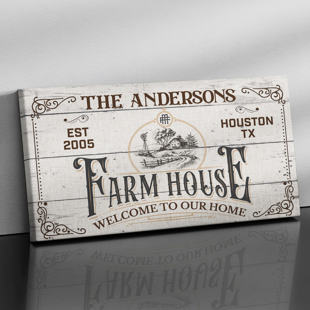 Custom Canvas Wall Art - Bar, Cabin & Nursery Sign