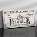 Canvas Farmhouse Sign - Custom Kitchen Decor