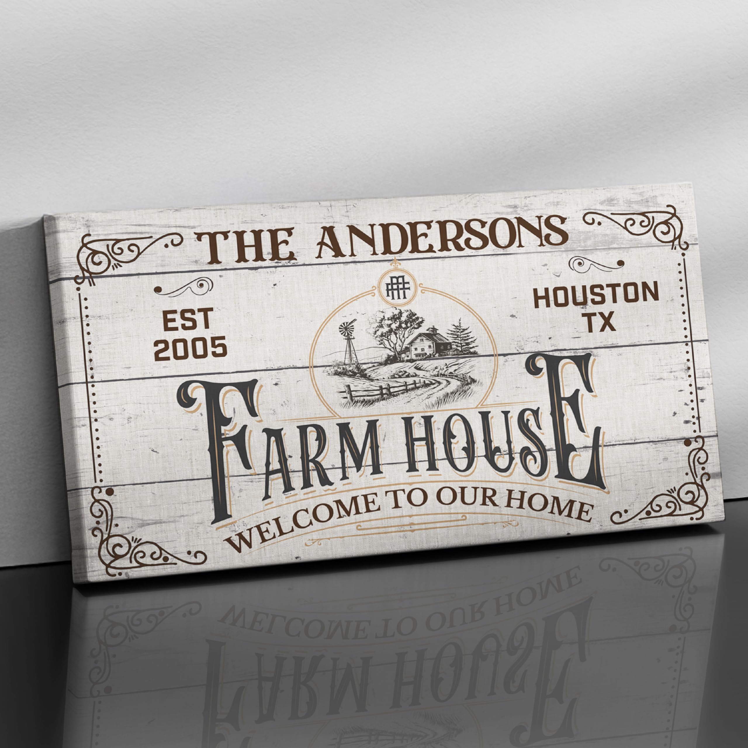 Custom Canvas Wall Art - Bar, Cabin & Nursery Sign