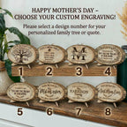 Personalized Mother's Day Wood Plaque - Family Names | Aydan's Unique Finds