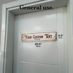 Custom Wood Wall Sign - Personalized Any Text Plaque | Aydan's Unique Finds