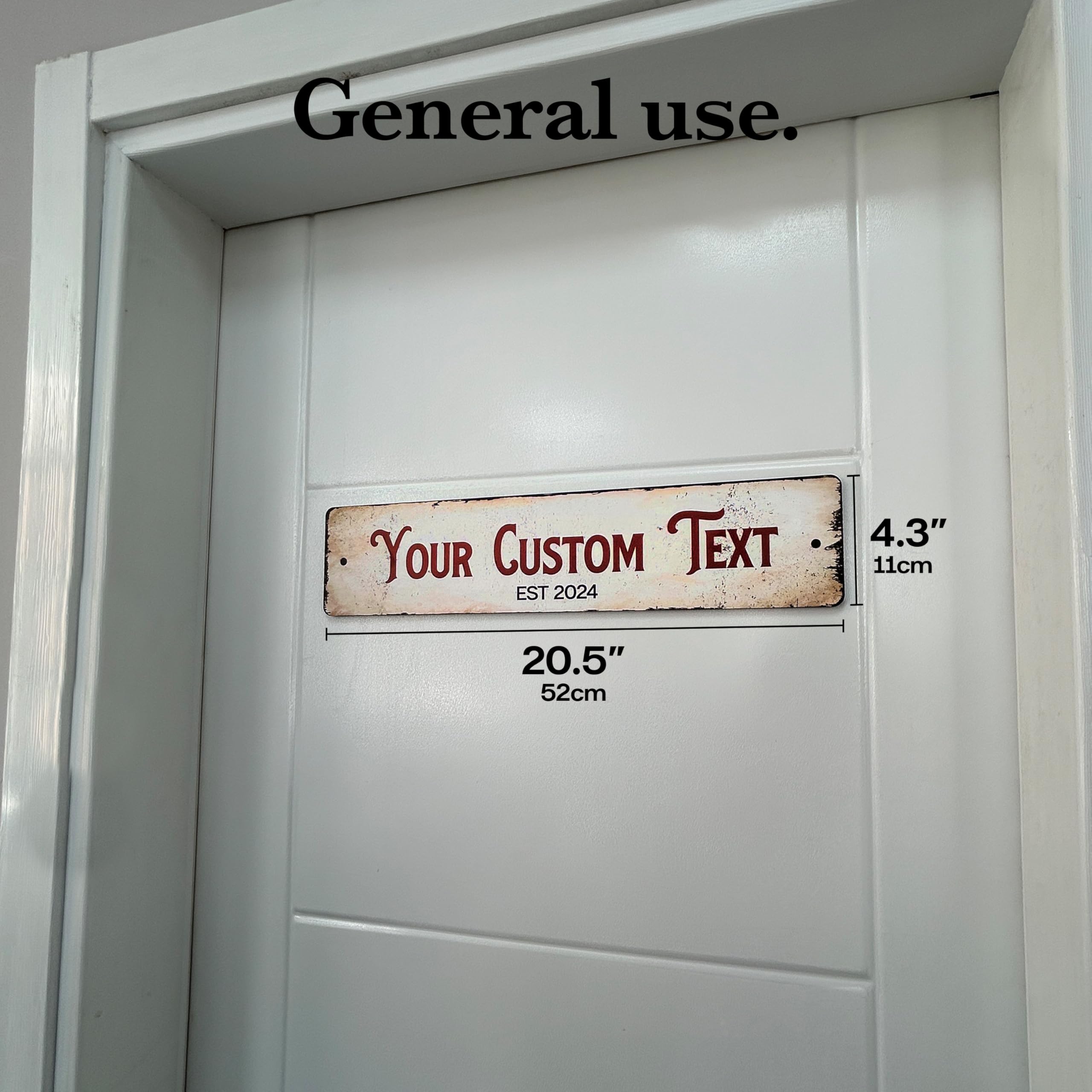 Custom Wood Wall Sign - Personalized Any Text Plaque | Aydan's Unique Finds