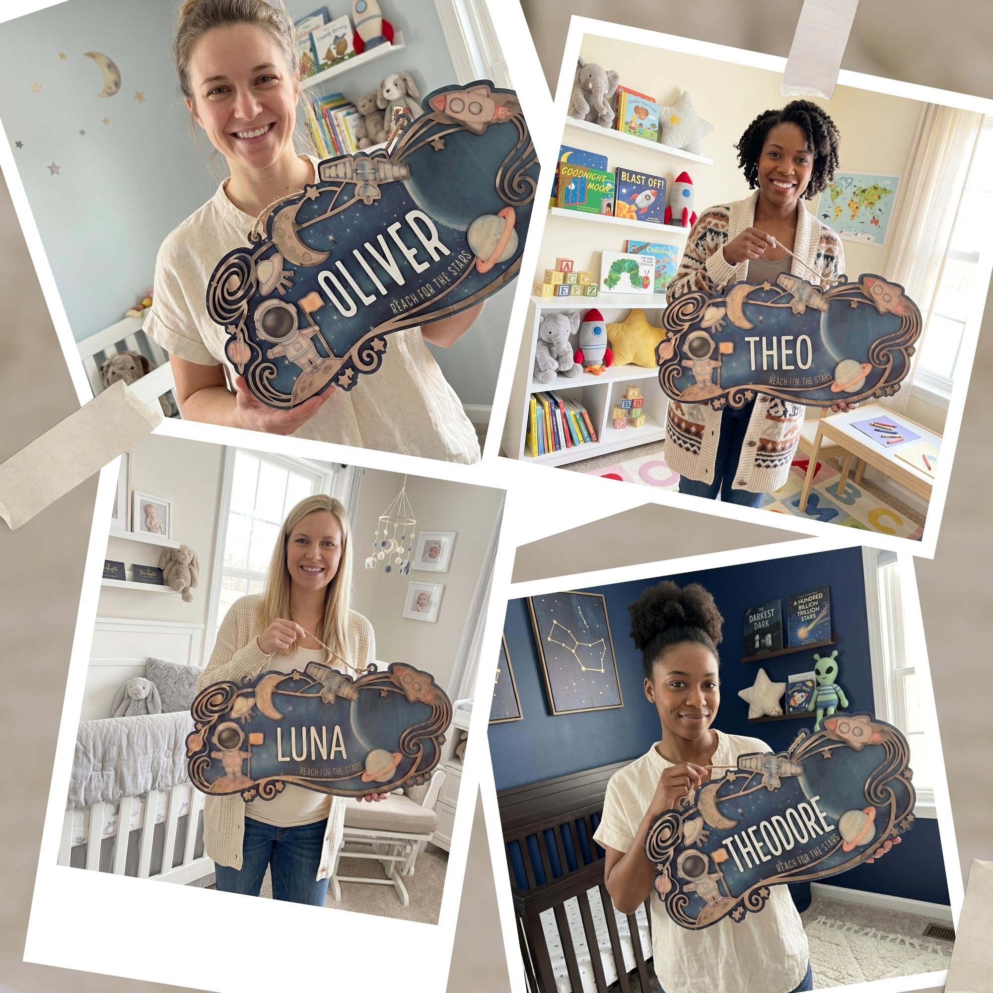 Custom Safari Nursery Sign - Jungle Animals Wood Decor | Aydan's Unique Finds