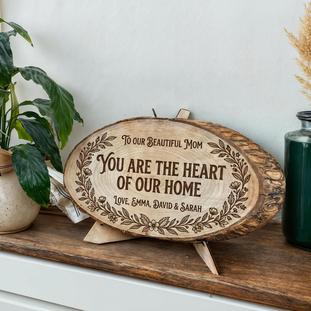 Personalized Mother's Day Wood Plaque - Family Names | Aydan's Unique Finds