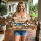 Custom Colorful Themed Pallet Family Name Sign | Aydan's Unique Finds