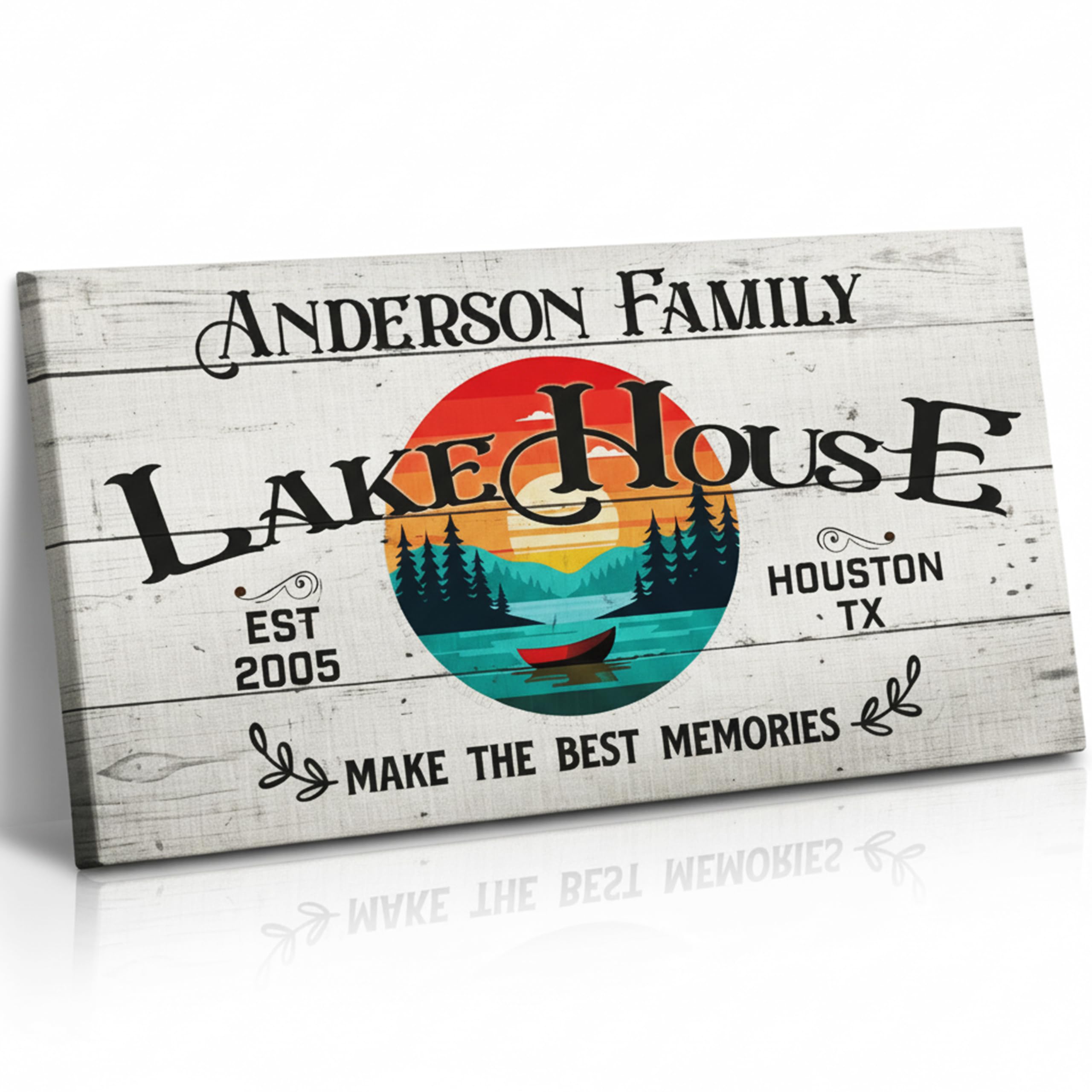 Custom Canvas Wall Art - Bar, Cabin & Nursery Sign