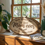 Personalized Mother's Day Wood Plaque - Family Names