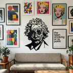 Modern Abstract Metal Wall Art - Minimalist Line Decor | Aydan's Unique Finds