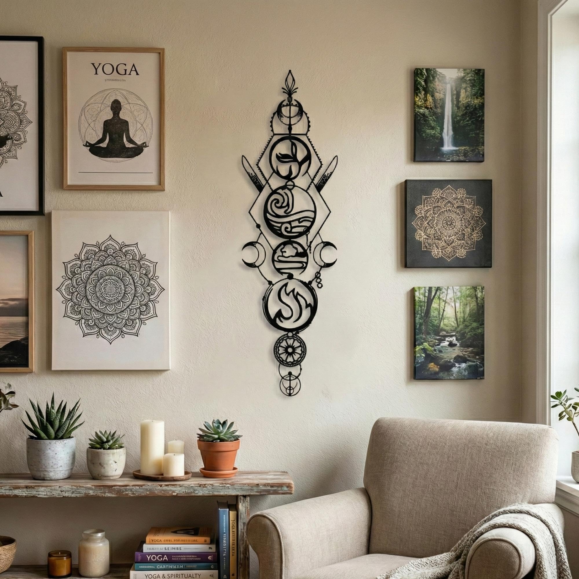Fantasy Metal Wall Art - Dragon & Mythology Silhouette | Aydan's Unique Finds