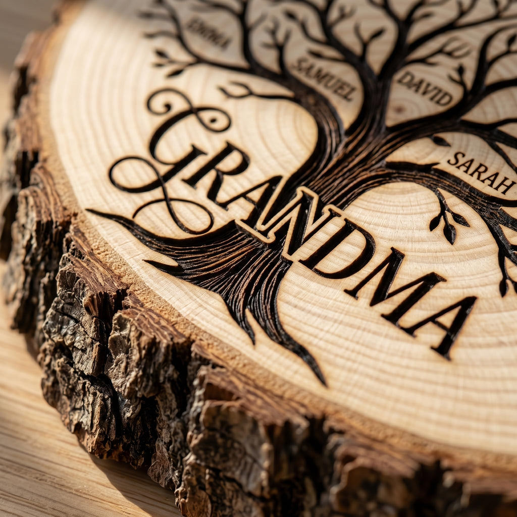 Personalized Mother's Day Wood Plaque - Family Names