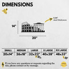 Travel Metal Wall Art - World Landmarks Cityscape Decor | Aydan's Unique Finds