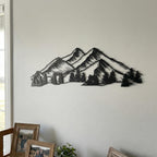 Nature Landscape Metal Wall Art - Mountain & Tree Decor | Aydan's Unique Finds