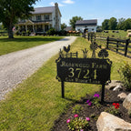 Farmhouse Metal Address Sign