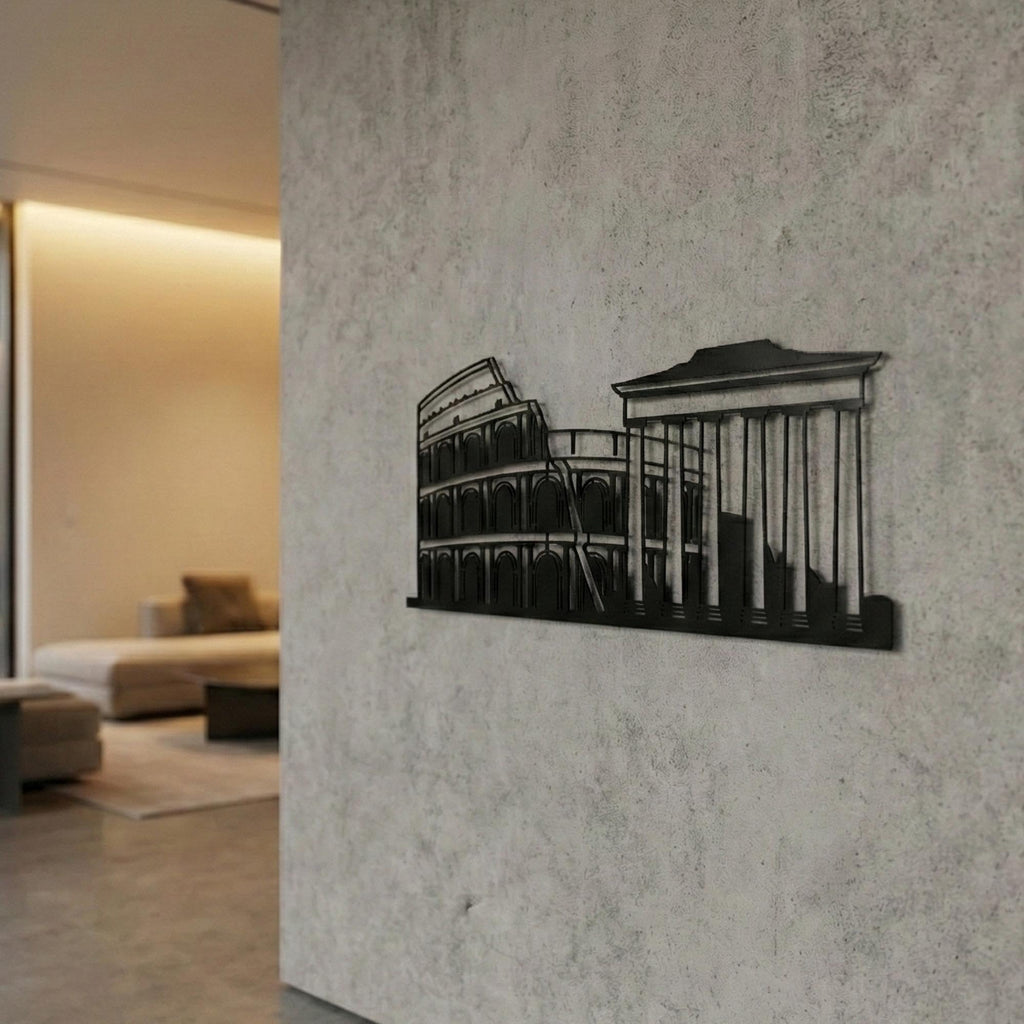 Travel Metal Wall Art - World Landmarks Cityscape Decor | Aydan's Unique Finds