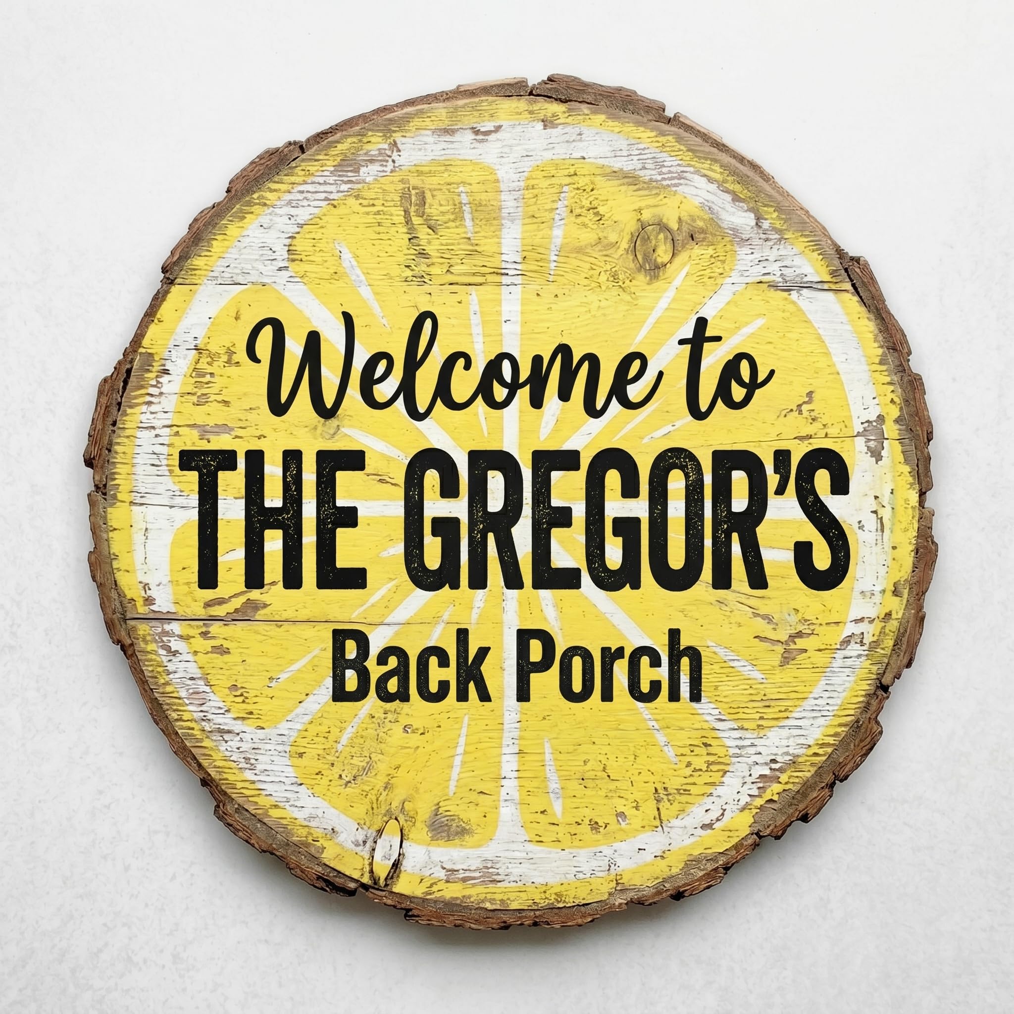 Custom Welcome Family Sign - 20 Textures Wall Decor | Aydan's Unique Finds