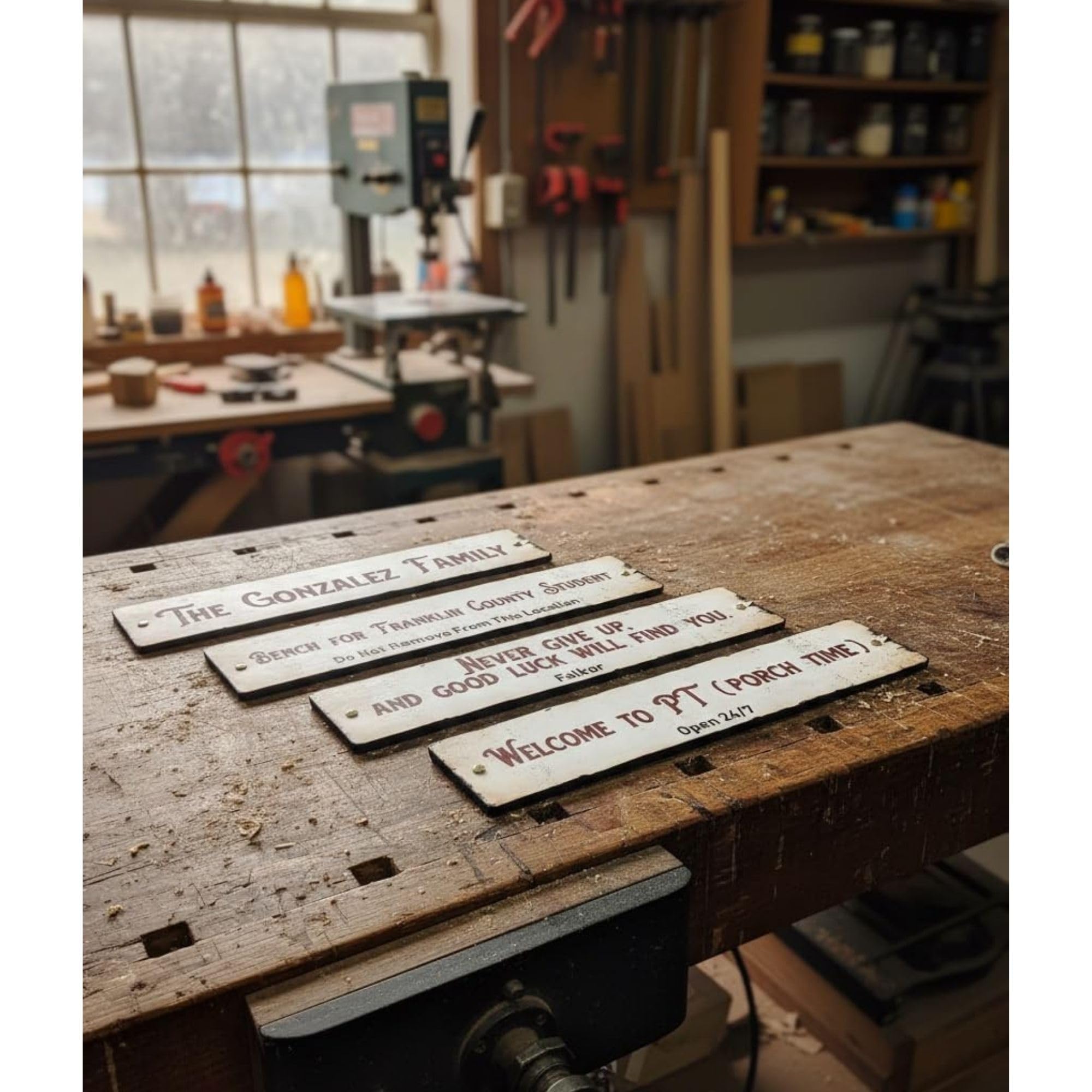 Custom Wood Wall Sign - Personalized Any Text Plaque | Aydan's Unique Finds