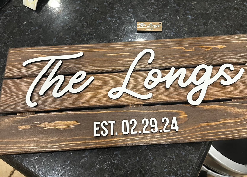 Where Our Story Begins - Personalized Family Wood Sign Gift