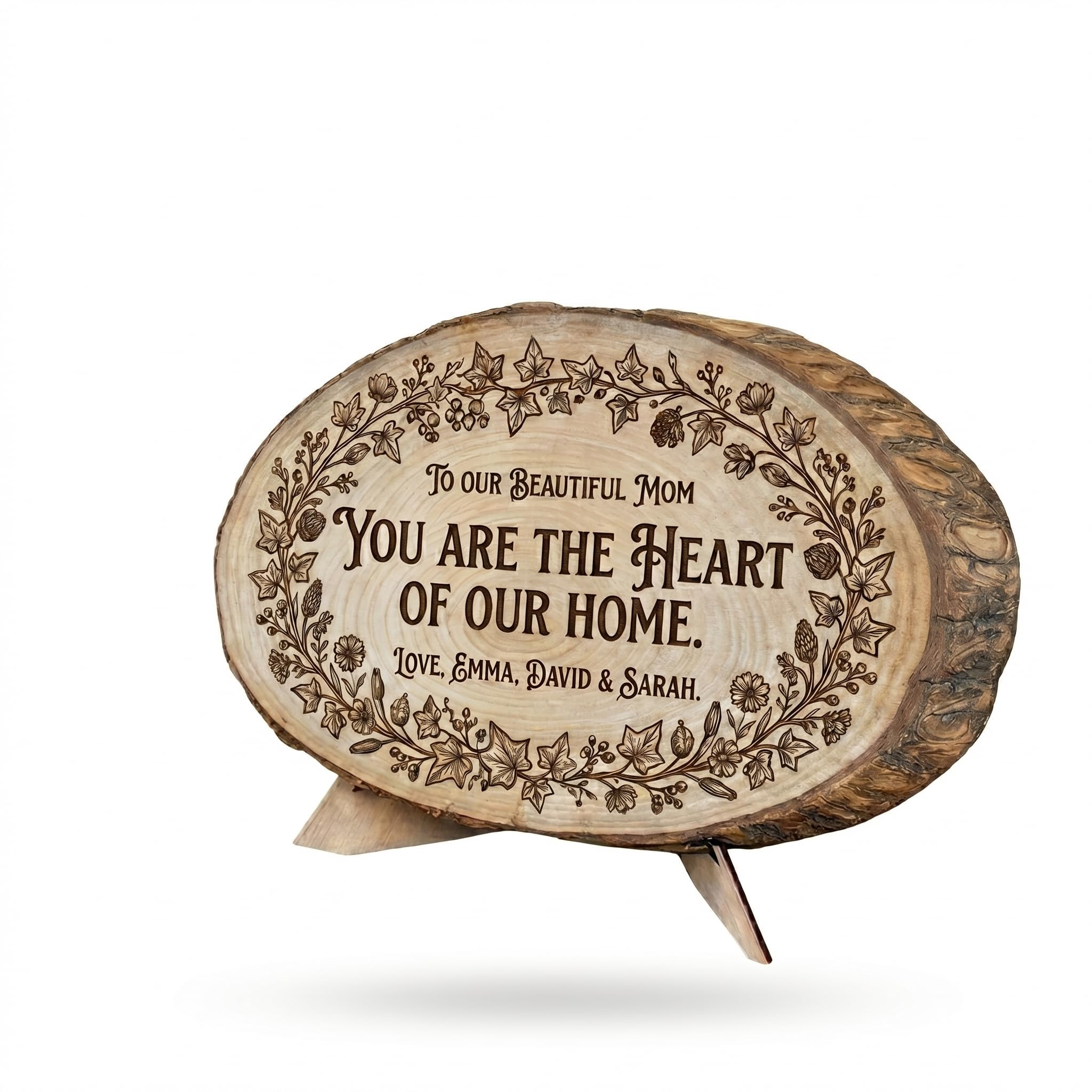 Personalized Mother's Day Wood Plaque - Family Names | Aydan's Unique Finds