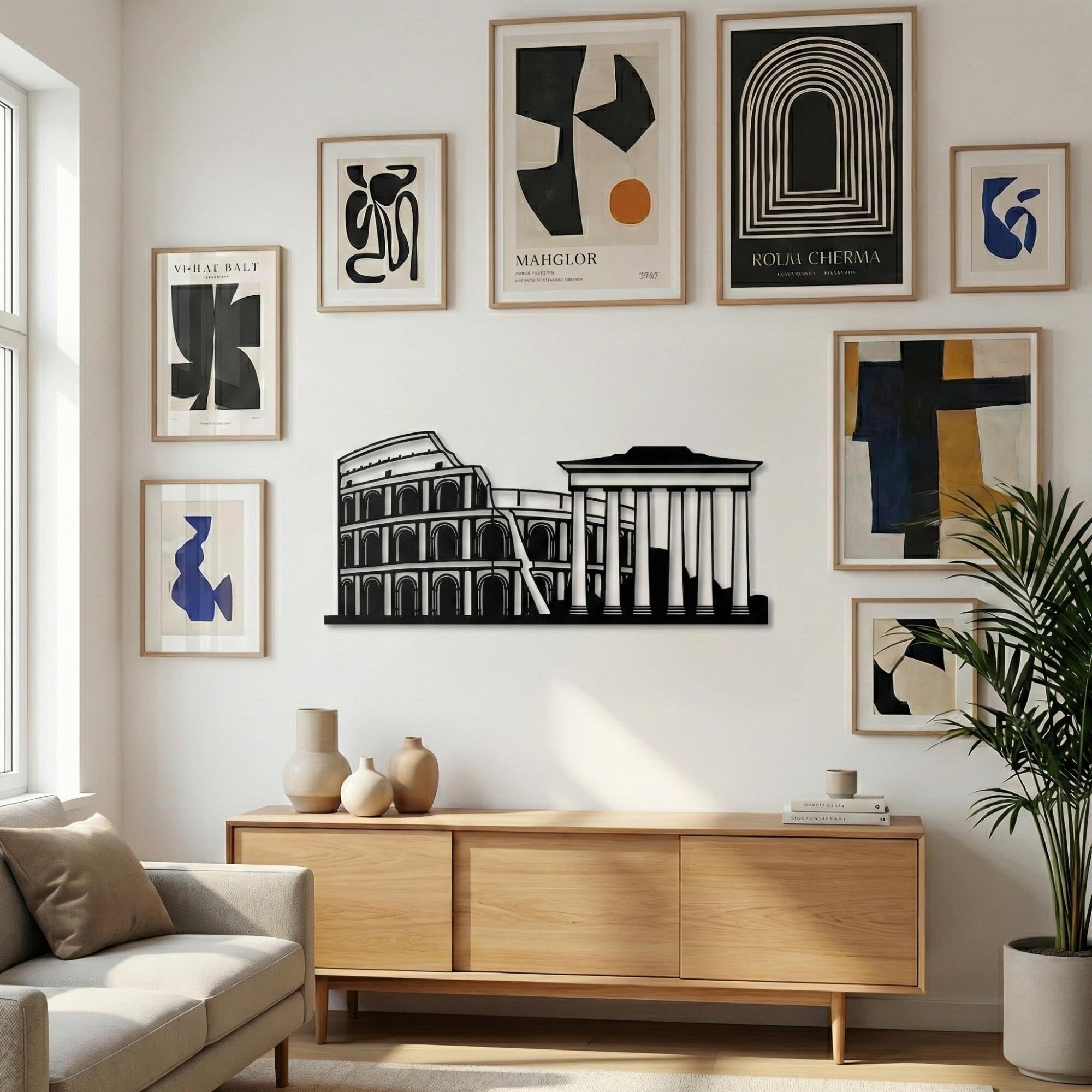 Travel Metal Wall Art - World Landmarks Cityscape Decor | Aydan's Unique Finds