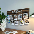 Custom Wood Photo Display Sign - Christmas Family Gift | Aydan's Unique Finds