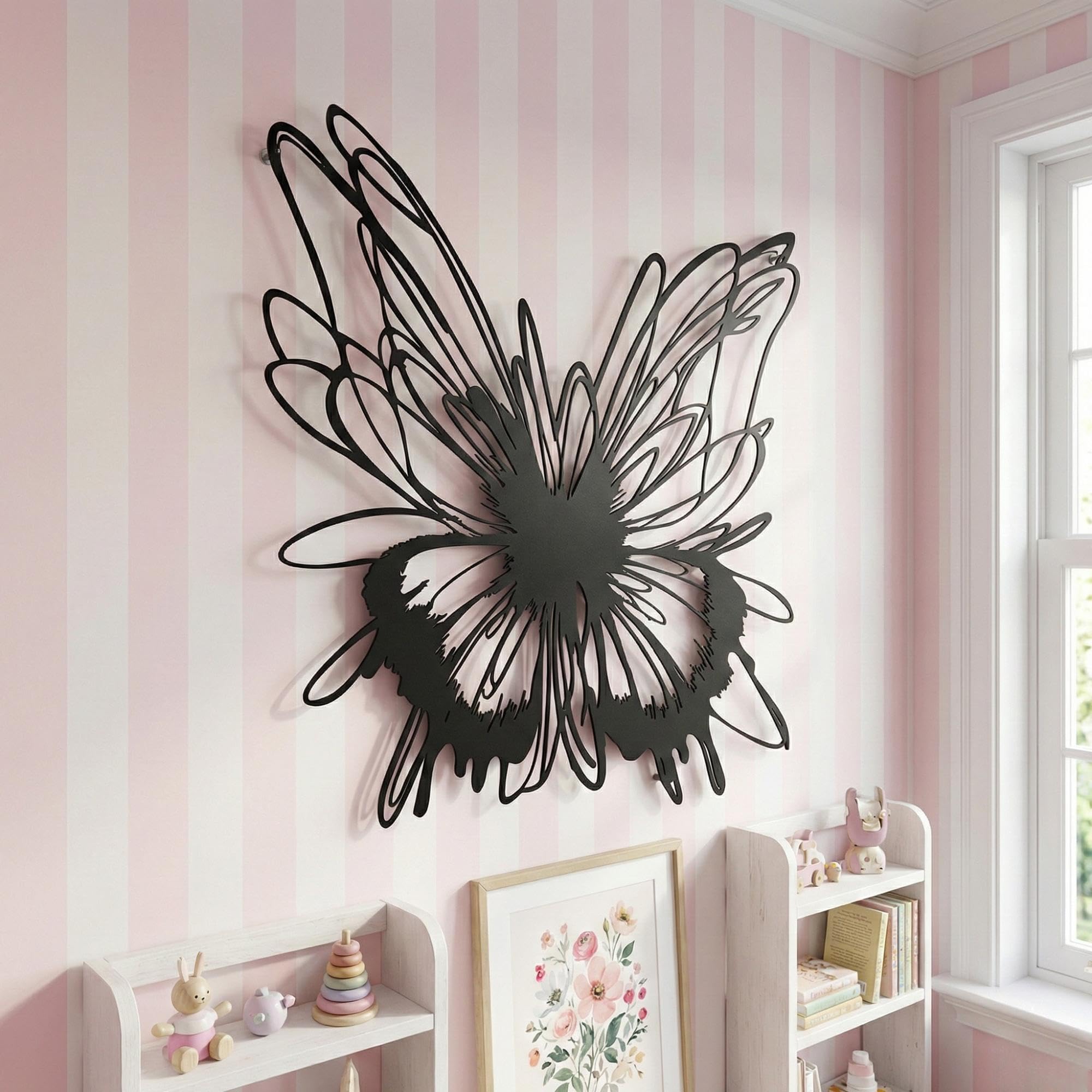 Minimalist Animal Metal Wall Art - Pet Silhouette Decor | Aydan's Unique Finds