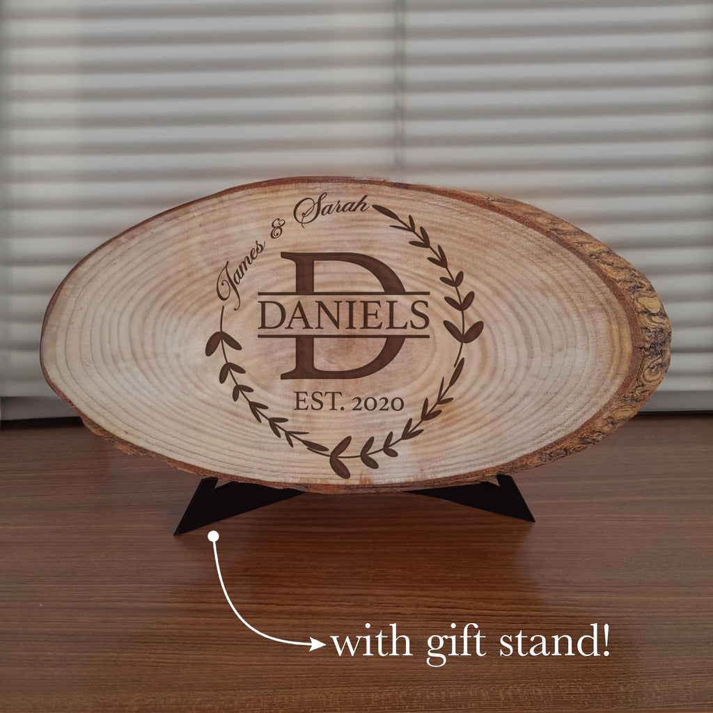 Personalized Mother's Day Wood Plaque - Family Names