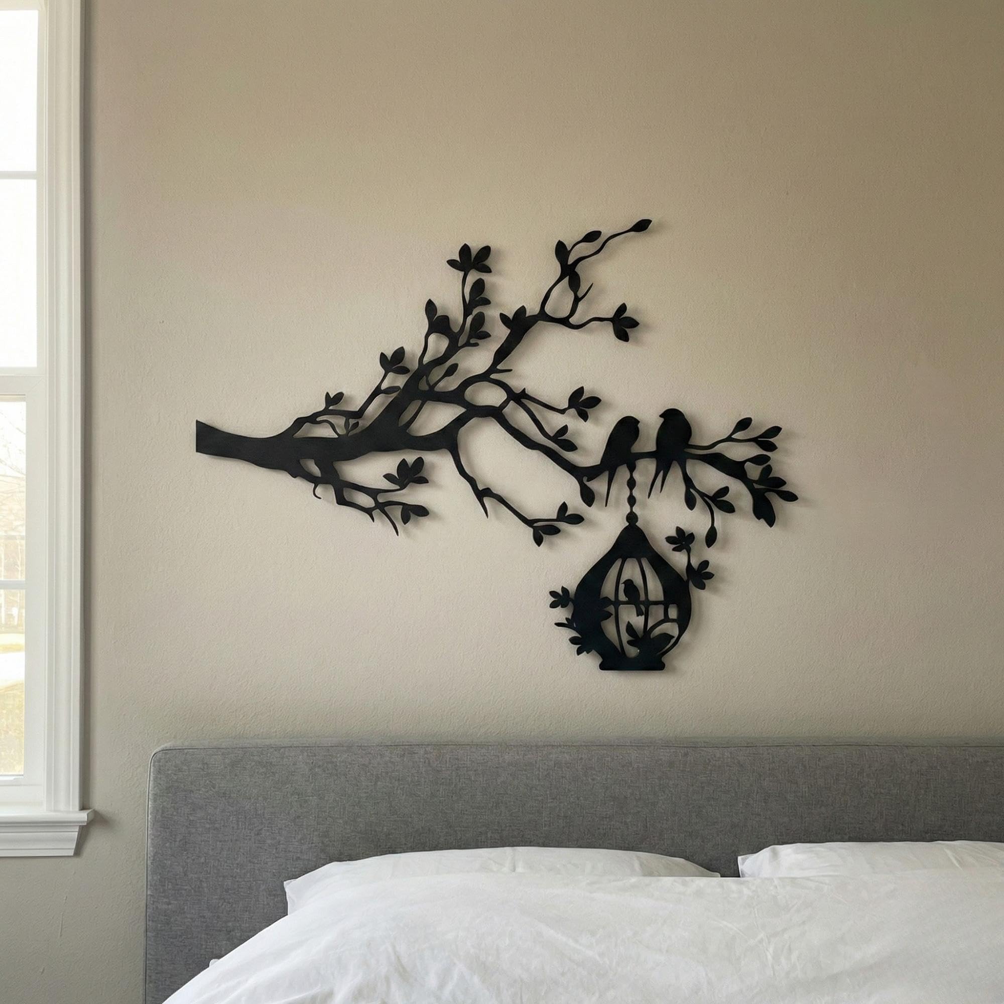 Nature Landscape Metal Wall Art - Mountain & Tree Decor | Aydan's Unique Finds
