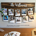 Custom Wood Photo Display Sign - Christmas Family Gift | Aydan's Unique Finds