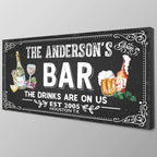 Custom Canvas Wall Art - Bar, Cabin & Nursery Sign