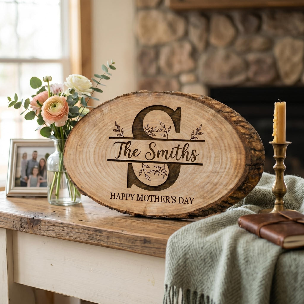 Personalized Mother's Day Wood Plaque - Family Names