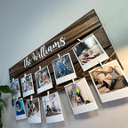 Custom Wood Photo Display Sign - Christmas Family Gift | Aydan's Unique Finds