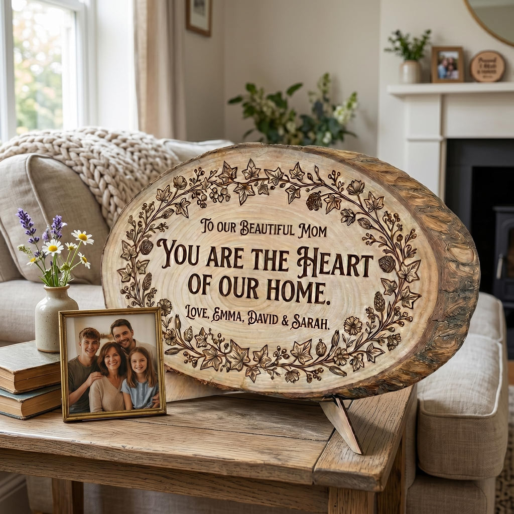 Personalized Mother's Day Wood Plaque - Family Names | Aydan's Unique Finds