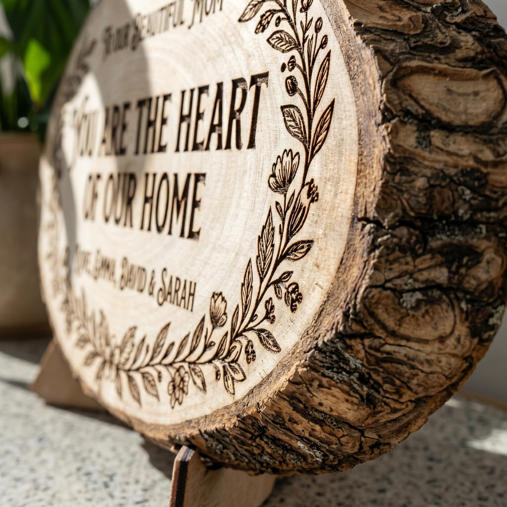 Personalized Mother's Day Wood Plaque - Family Names | Aydan's Unique Finds