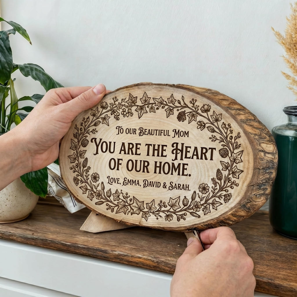 Personalized Mother's Day Wood Plaque - Family Names | Aydan's Unique Finds