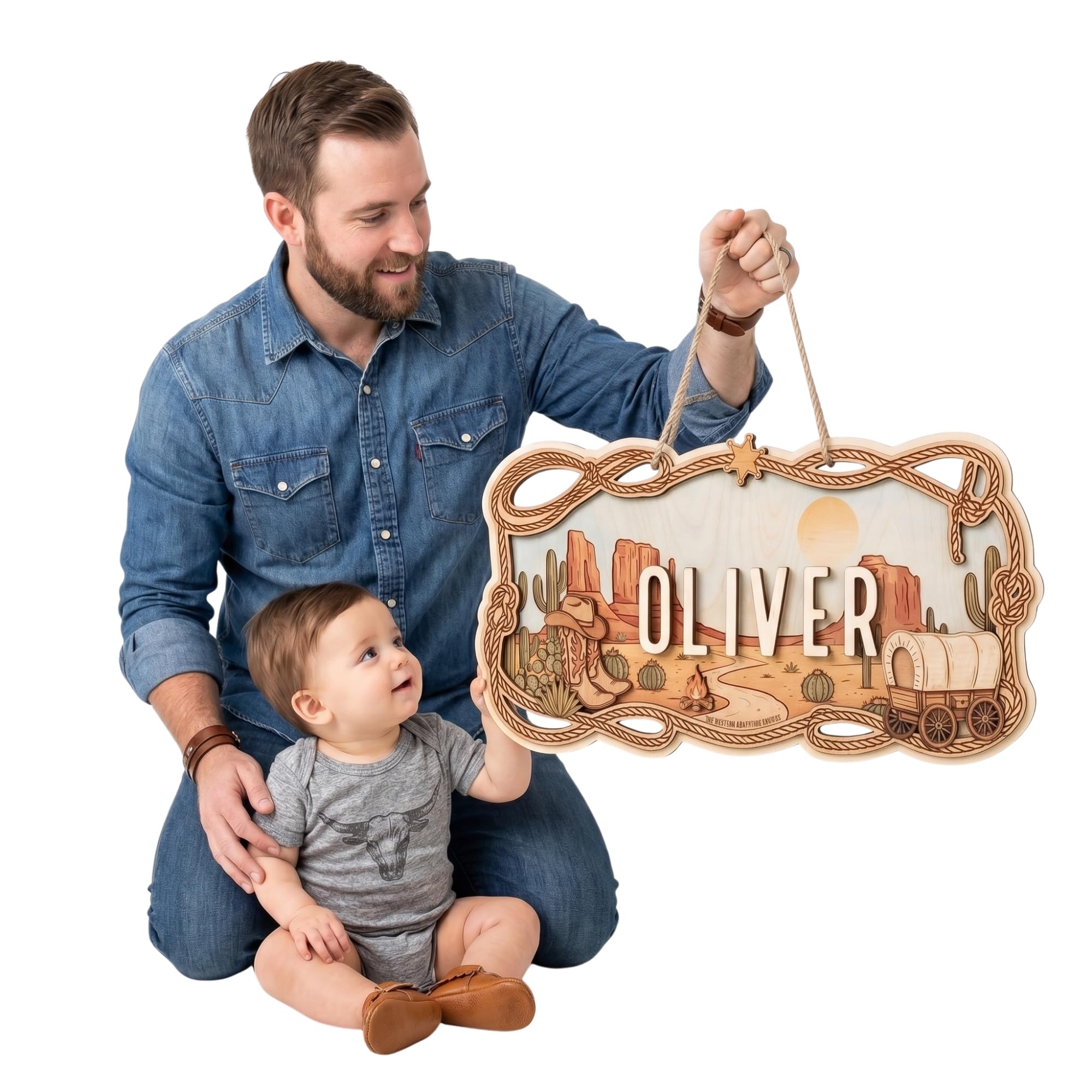 Custom Safari Nursery Sign - Jungle Animals Wood Decor | Aydan's Unique Finds