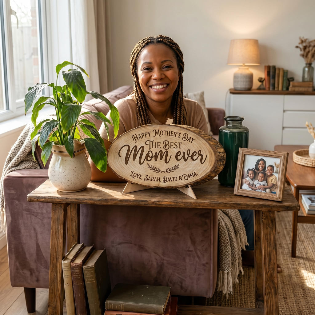 Personalized Mother's Day Wood Plaque - Family Names | Aydan's Unique Finds